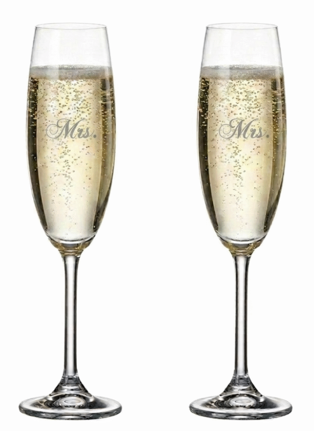 Cuisivin Mrs. & Mrs. Flute 220ml/7.5oz – 2pk