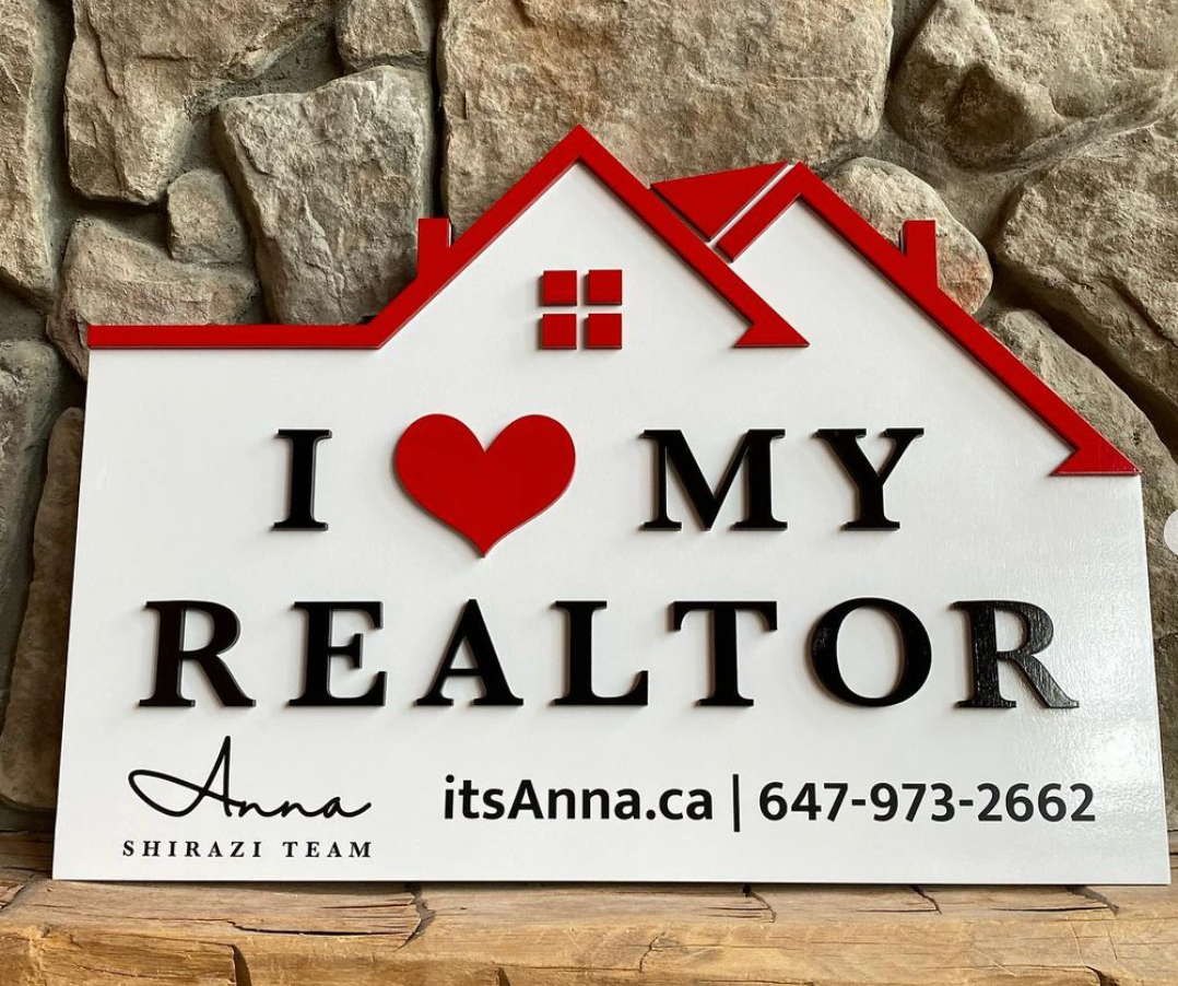 I Love My Realtor Sign