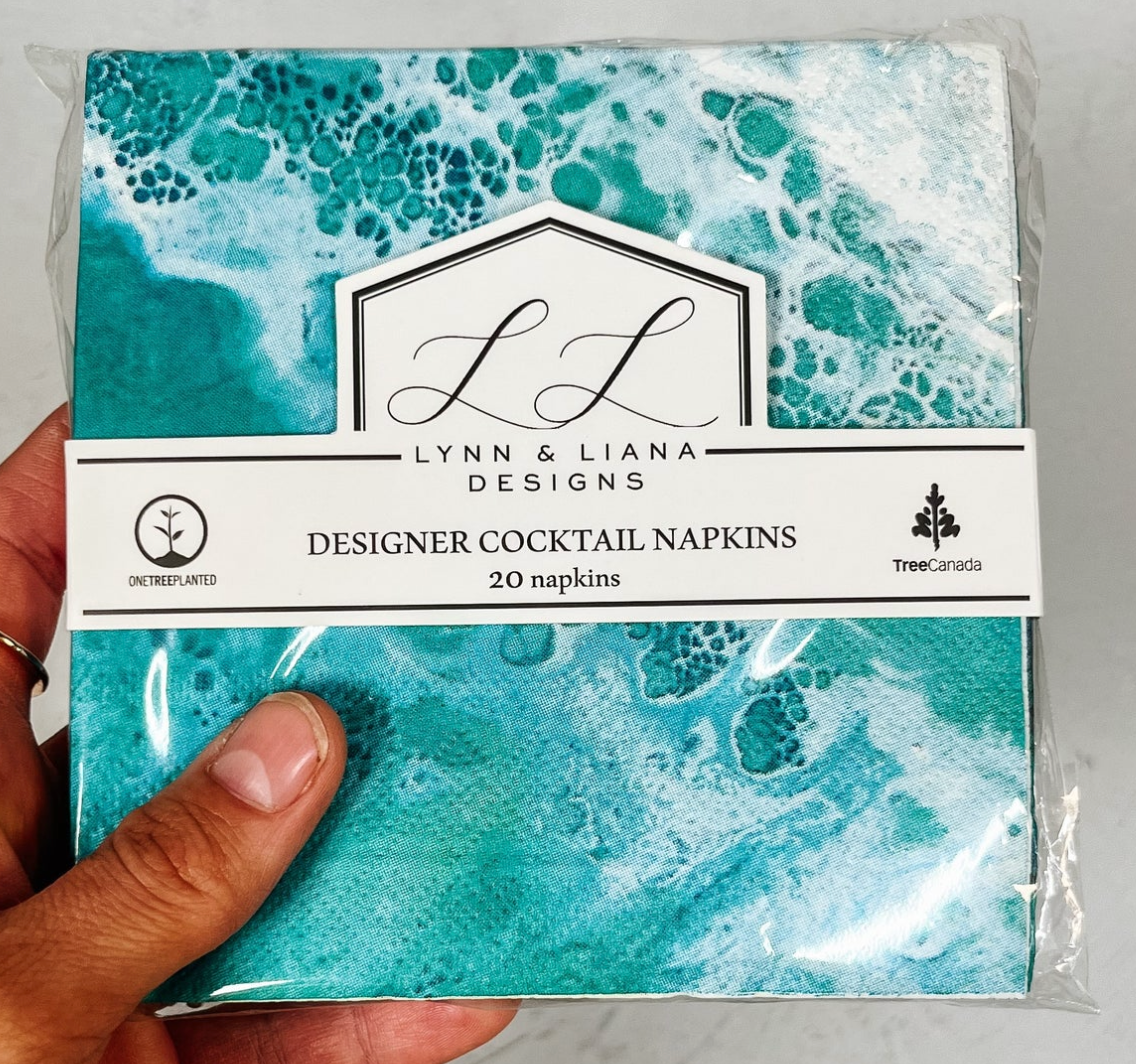 Lynn & Liana Cocktail Napkins 20pk