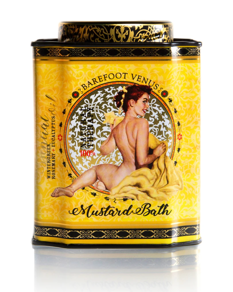Barefoot Venus Mustard Bath Tin