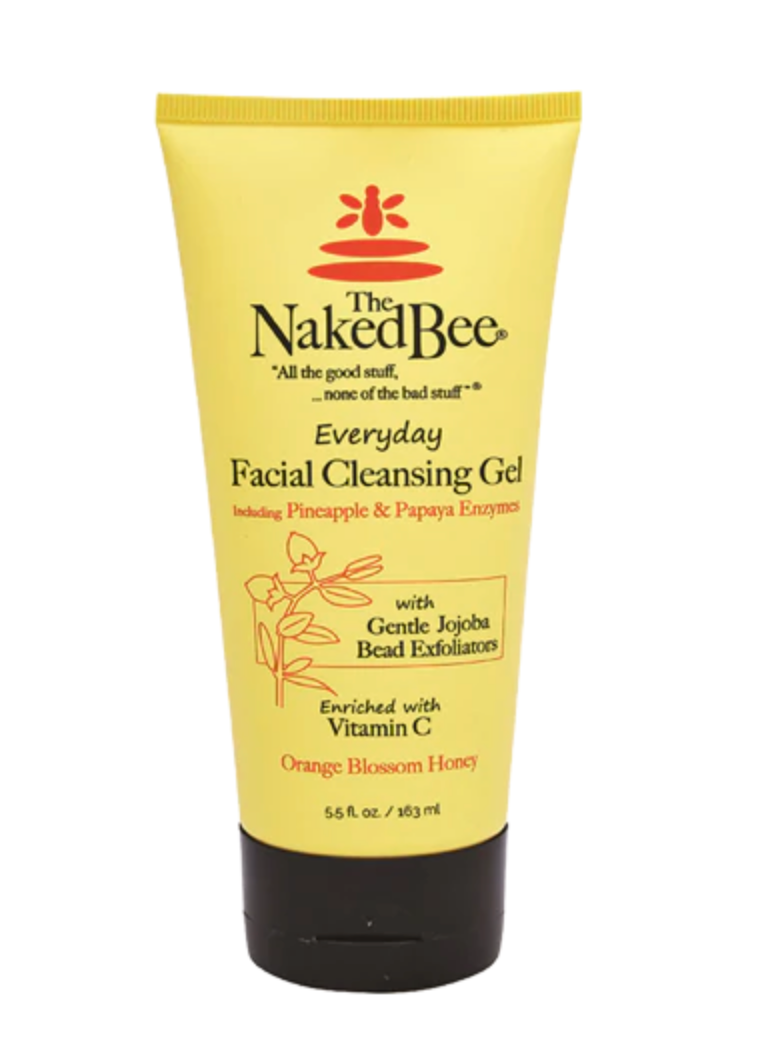 The Naked Bee Orange Blossom Honey Everyday Facial Cleansing Gel 5.5oz