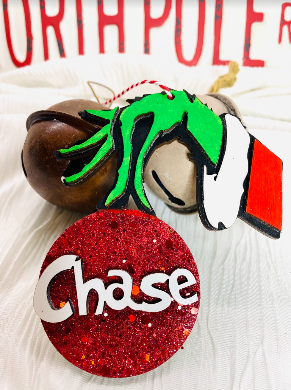 Grinch Name Ornament